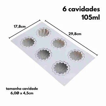 Forma de Silicone Suspiro (105ml) - Allonsy (3)