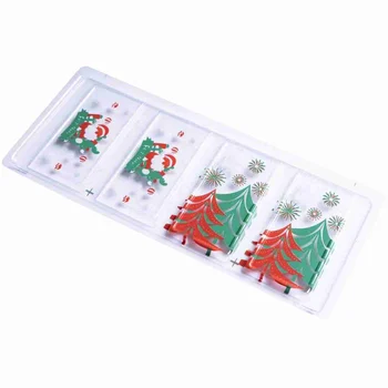 Forma Decorativa Blister Tablete/Barra Natal - Papai Noel e Pinheiro (4cav) - Stalden (3)