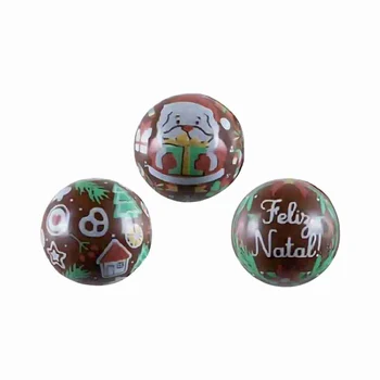 Forma Decorativa Blister Bola de Natal 3cm - Doce Natal (21 cavidades)