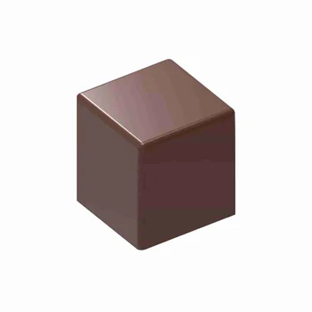 Forma de Chocolate em Policarbonato Bombom Cubo (9g) - Chocolate World (2)