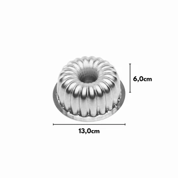 Forma Suíça Bundt de Mini Bolo Festa Elegante (13cm) - Caparroz (2)