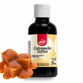 Aroma Lipossolúvel Artificial Caramelo Toffee (30ml) - Mix