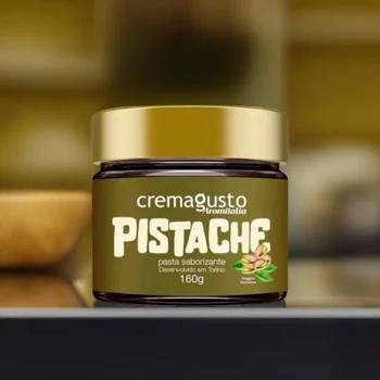 Pasta Saborizante CremaGusto Pistache 160g Aromitalia - Bancada de cozinha