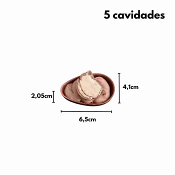 Forma de Chocolate Ovo de Páscoa Acetato com Silicone Casca Fina (50g) - BWB (5)