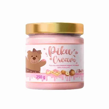 Pasta Variegato Rosa Chocolate Branco com Avelã PikuCream (250g) - Pikurruchas Mec3