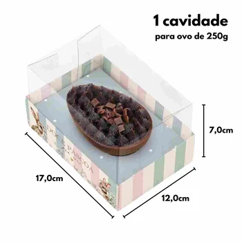 Caixa Ovo de Colher Doce Páscoa 250g (6uni) - Cromus (2)