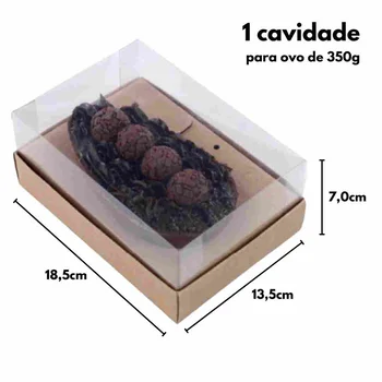 Caixa Ovo de Colher Kraft 350g (6uni) - Cromus (2)