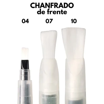 Kit Pincéis Caneta com Reservatório Chanfrado 18cm (3pcs) - Allonsy (2)