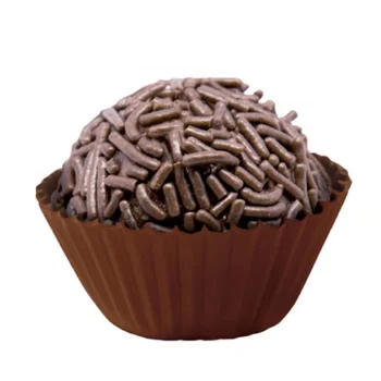 Forminha de Brigadeiro em Papel n°3 Marrom (100uni) - Mago (2)