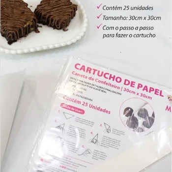 Cartucho de Papel 30x30cm (25uni) - Mago (3)