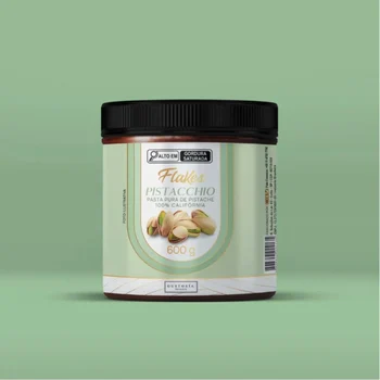 Pasta Saborizante Flakes Pistache 100% Califórnia (600g) - Gustosia Premium (2)