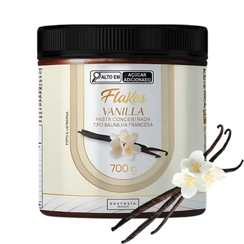 Pasta Saborizante Flakes Baunilha Francesa (700g) - Gustosia Premium