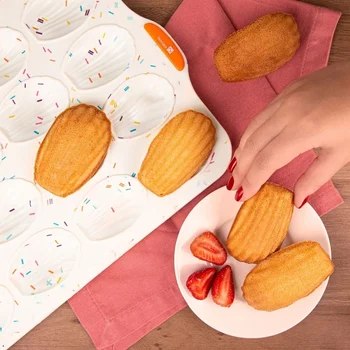 Forma de Silicone para 16 Madeleines - Hercules (6)