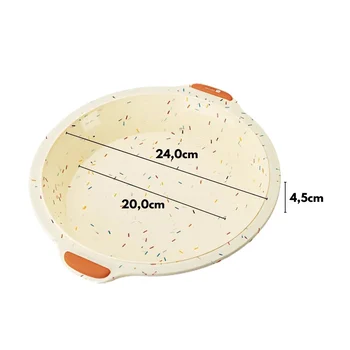 Forma de Silicone Redonda (24cm) - Hercules (2)