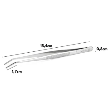 Pinça Culinária Ponta Dobrada em Inox (15,4cm) - Hercules (4)