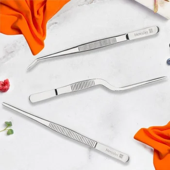 Pinça Culinária Angulada em Inox (15,8cm) - Hercules (6)