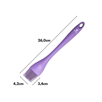 Pincel de Cozinha em Silicone Roxo (26cm) - Hercules (2)