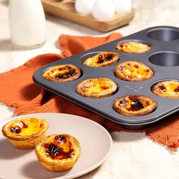 Forma Assadeira Antiaderente para 12 Cupcakes/Muffins - Hercules (6)