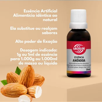 Essência Amêndoa (30ml) - Arcolor (3)