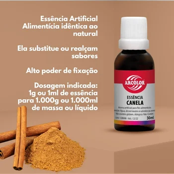 Essência Canela (30ml) - Arcolor (3)