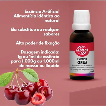 Essência Cereja (30ml) - Arcolor (3)