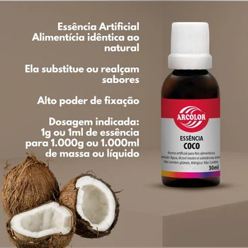 Essência Coco (30ml) - Arcolor (3)