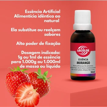 Essência Morango (30ml) - Arcolor (4)