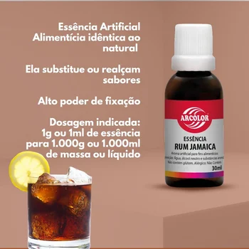 Essência Rum Jamaica (30ml) - Arcolor (3)
