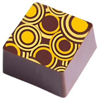 Transfer para Chocolate (40 x 30cm) - Círculo Amarelo (2)