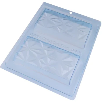 Forma de Chocolate Tablete/Barra Triângulo (250g) Acetato e Silicone - BWB (2)