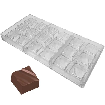 Forma de Chocolate em Policarbonato Bombom Flow (18g) - Gramado Injetados