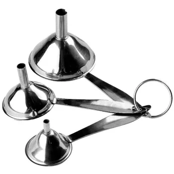 Conjunto Mini Funil de Aço 3uni - Allonsy