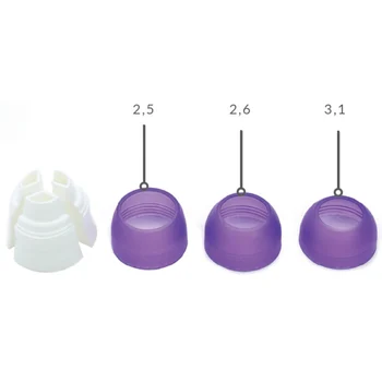 Kit Adaptador para Bicos de Confeitar com 3 Tamanhos - Allonsy B