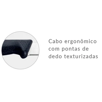 Faca Serrilhada 30cm com Lâmina de 7mm - Allonsy B