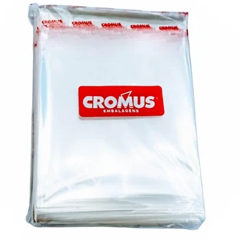 Saco Autocolante 12 x 12cm 100uni - Cromus A