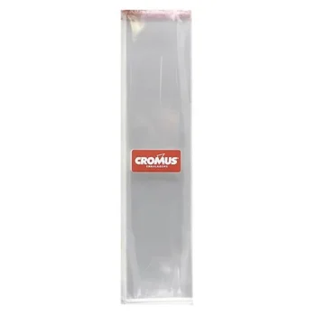Saco Autocolante 6 x 25cm 100uni - Cromus A