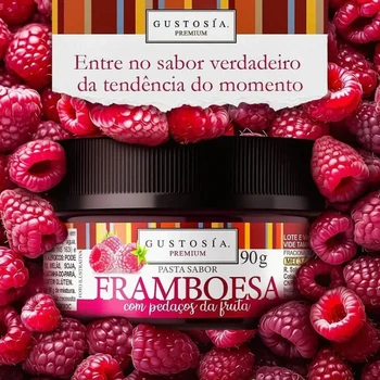 Pasta Saborizante Framboesa (90g) - Gustosia Premium B