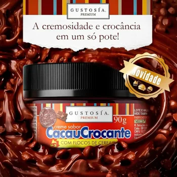 Pasta Saborizante Cacau Crocante (90g) - Gustosia Premium B