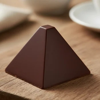 Forma de Chocolate em Policarbonato Pirâmide (15g) - Gramado Injetados B