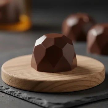 Forma de Chocolate em Policarbonato Diamante 13g - Gramado Injetados B