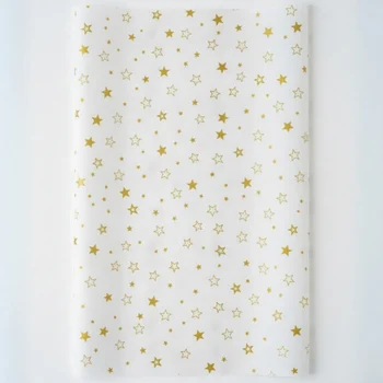 Papel Manteiga Natal Estrela Ouro 45 x 70cm 20uni - Cromus C