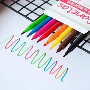 Kit 8 Canetas Coloridas para Bolo - Mago A