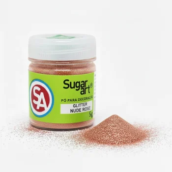 Glitter em Pó para Decoração Nude Rose (5g) - SugarArt B