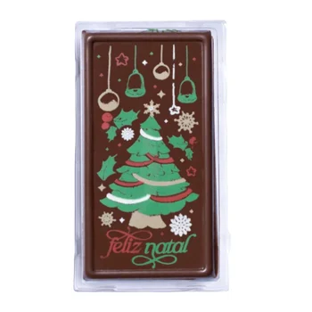 Forma Decorativa Blister Tablete/Barra Natal Pinheiro e Luzes (4 cavidades) - Stalden (3)