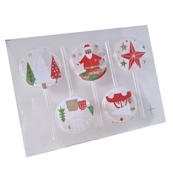 Forma Decorativa Blister Pirulito Estrela e Árvore de Natal (5 cavidades) - Stalden (3)