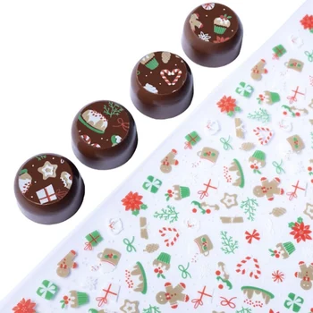 Transfer para Chocolate Natal (40 x 30cm) - Doces (10)