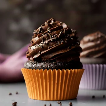 Forminha Cupcake Laranja 3