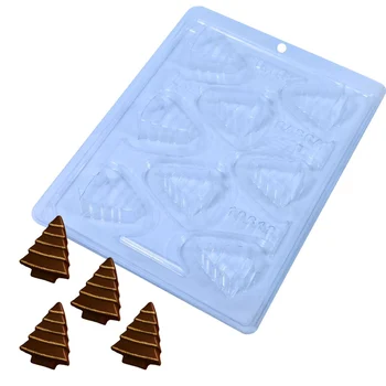 Forma de Chocolate Bombom Árvore de Natal (21g) Acetato e Silicone - BWB