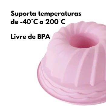 Forma de Bolo em Silicone Redemoinho (1950ml) - Allonsy (2)