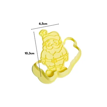 Cortador com Carimbo Papai Noel (2pcs) - BlueStar (2)